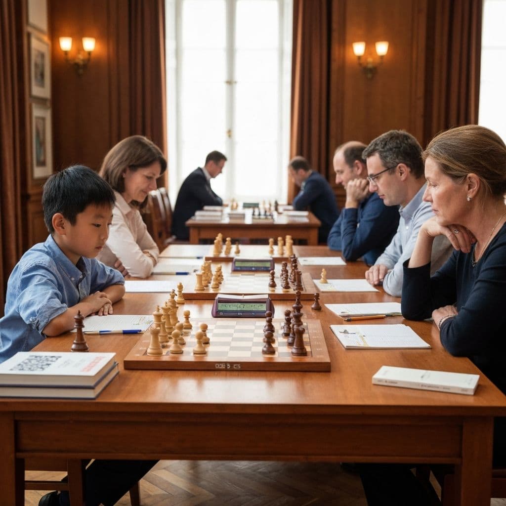 Занятия в школе шахмат Каисса